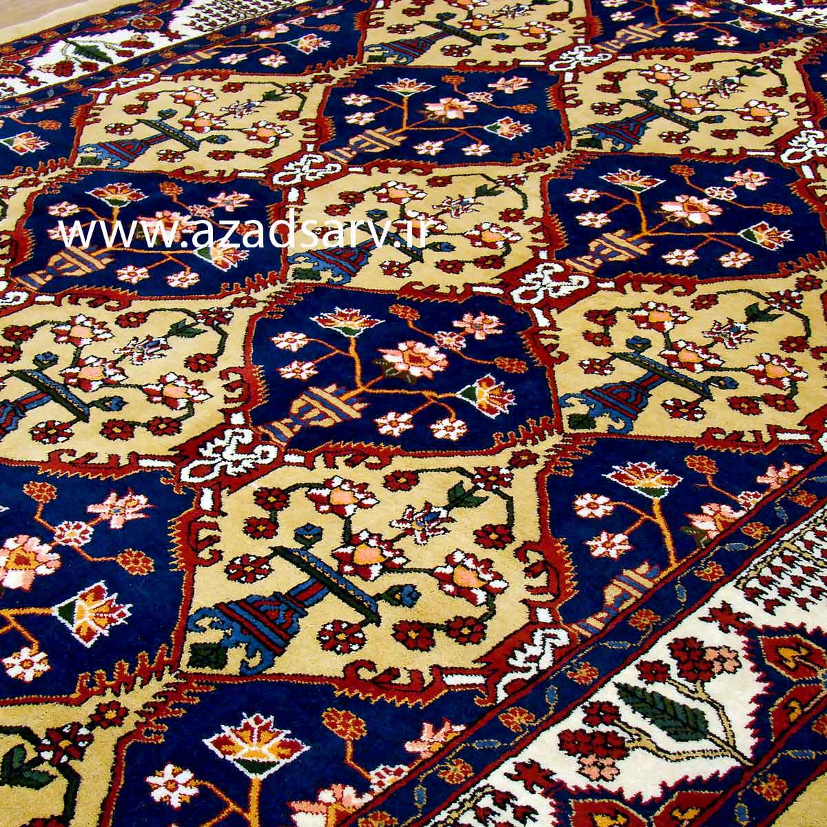 فرش دستباف چهارمتری آزادسرو azadsarv carpet