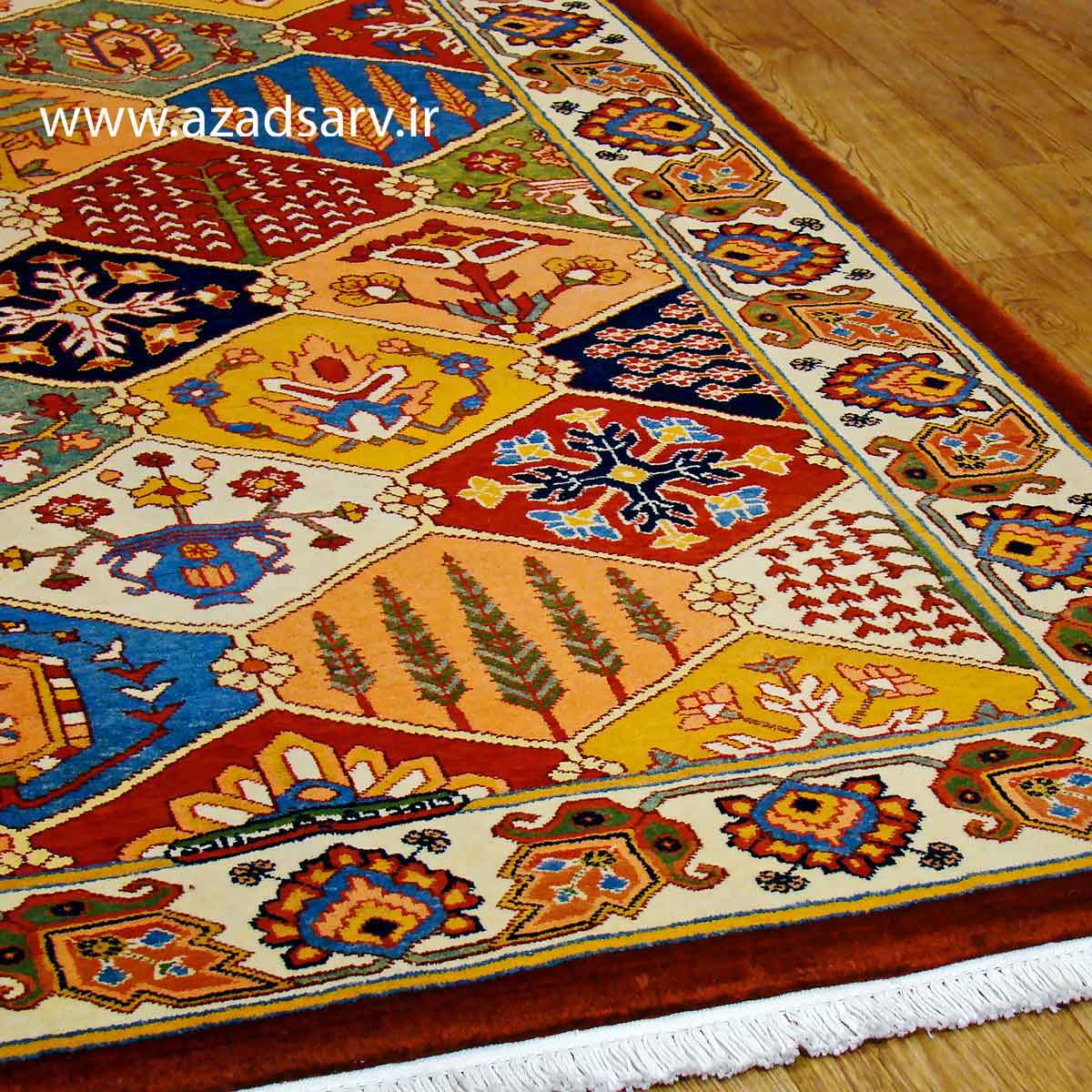 فرش دستباف دو و نیم متری آزادسرو azadsarv carpet