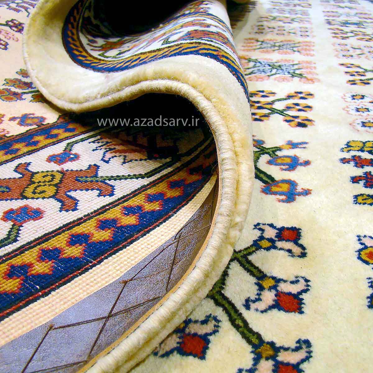 فرش دستباف هفت متری آزادسرو نقشه جوشقان azadsarv carpet