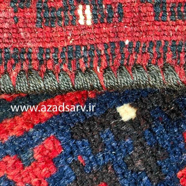 فرش دستباف شش متری لری زمینه قرمز آزادسرو azadsarv carpet persian rug